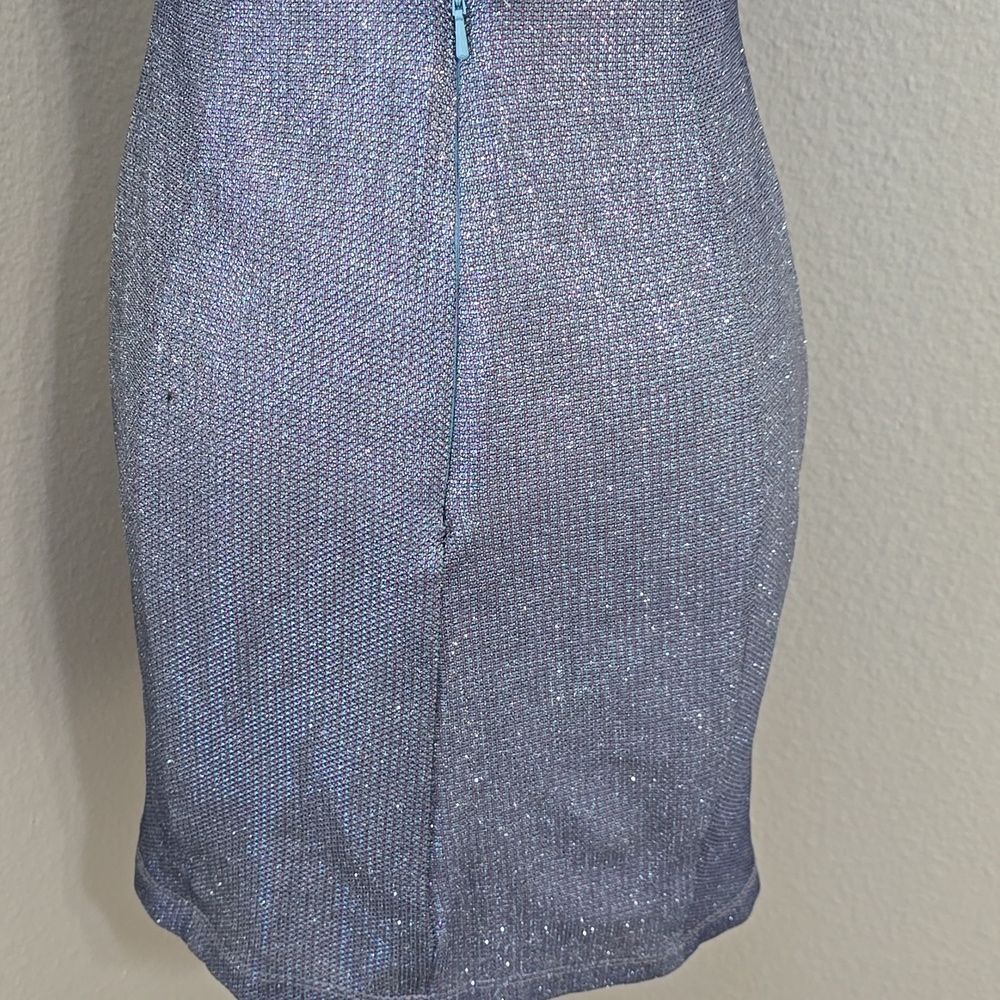 CINDERELLA DIVINE METALLIC MINI DRESS SIZE 8 - Picture 4 of 11